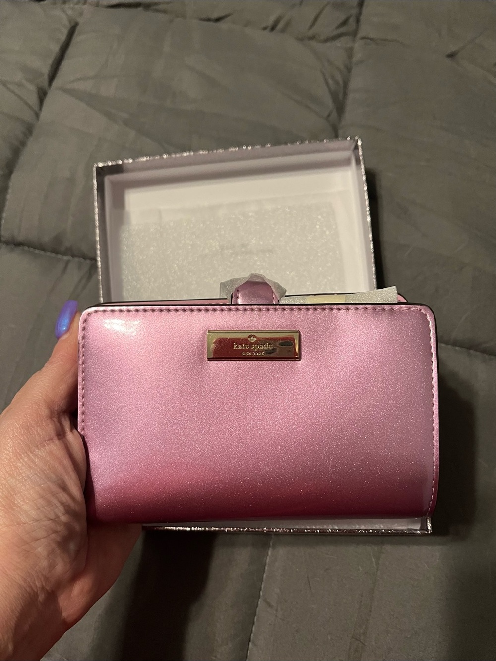 Kate Spade Quartz Pink Kenzie Wallet
